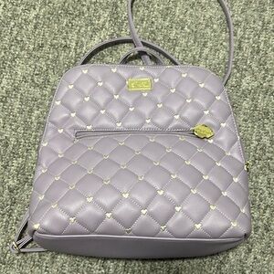 Betsy Johnson Purple Back pack